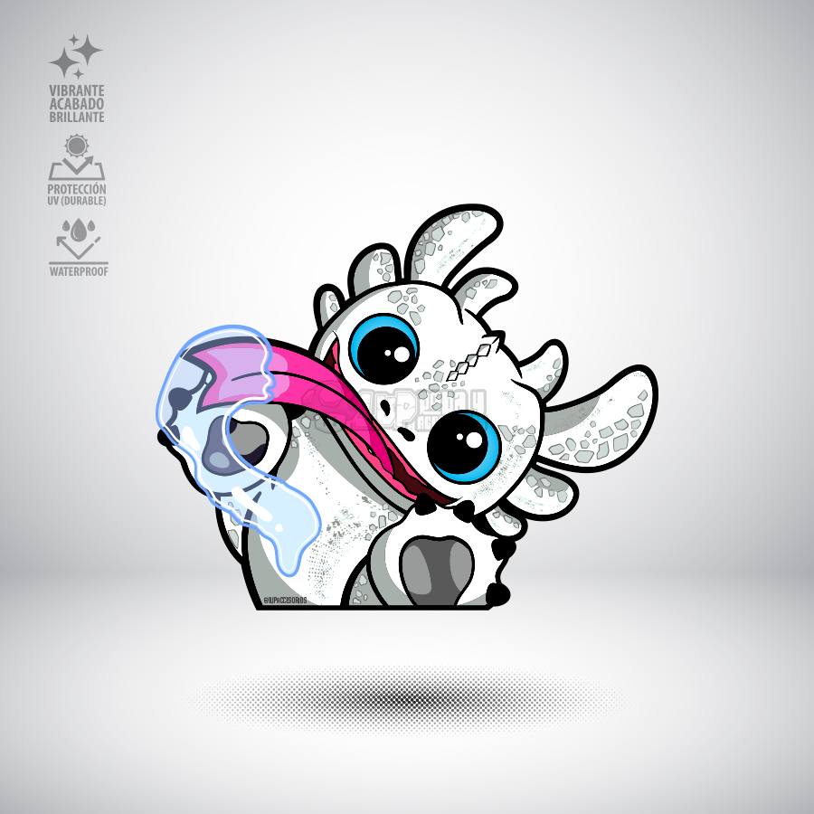 stickers para carro waterproof a prueba de agua personalizadas custom 1up ropa y accesorios chimuelo white