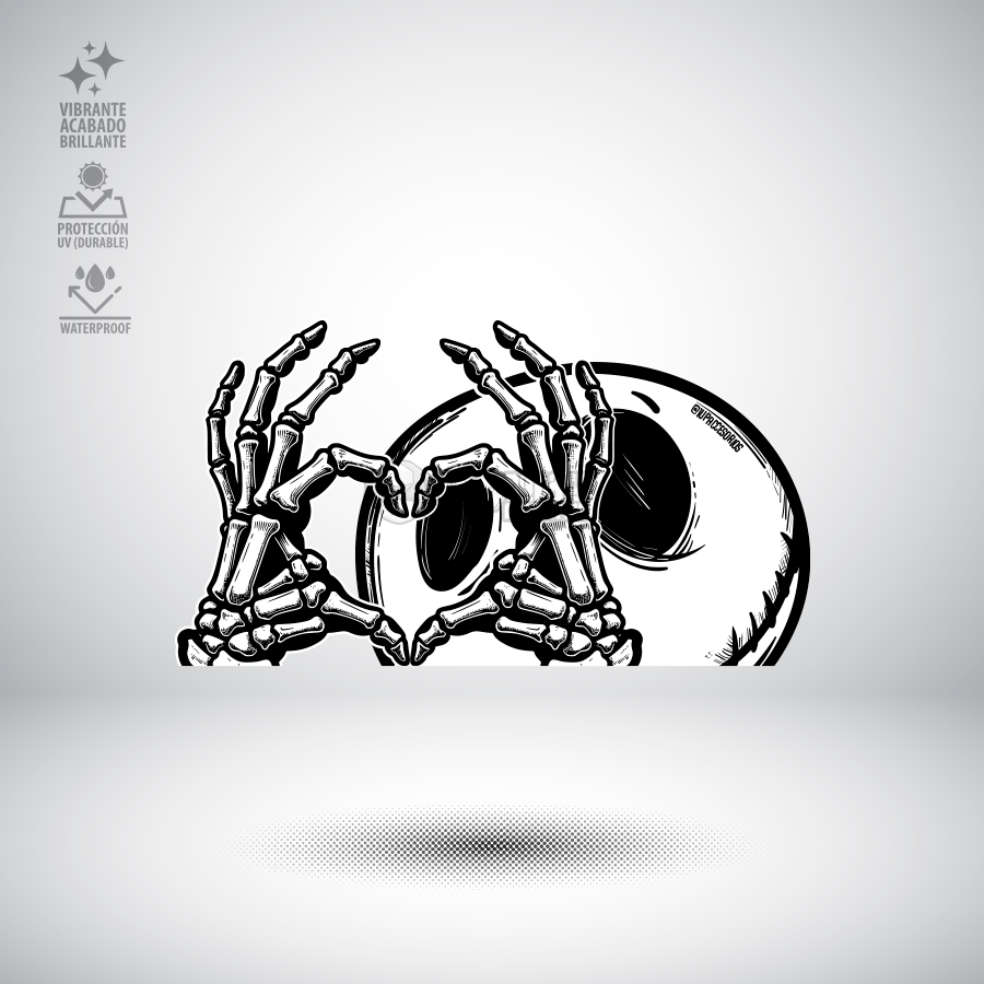 stickers para carro waterproof a prueba de agua personalizadas custom 1up ropa y accesorios jack skellington