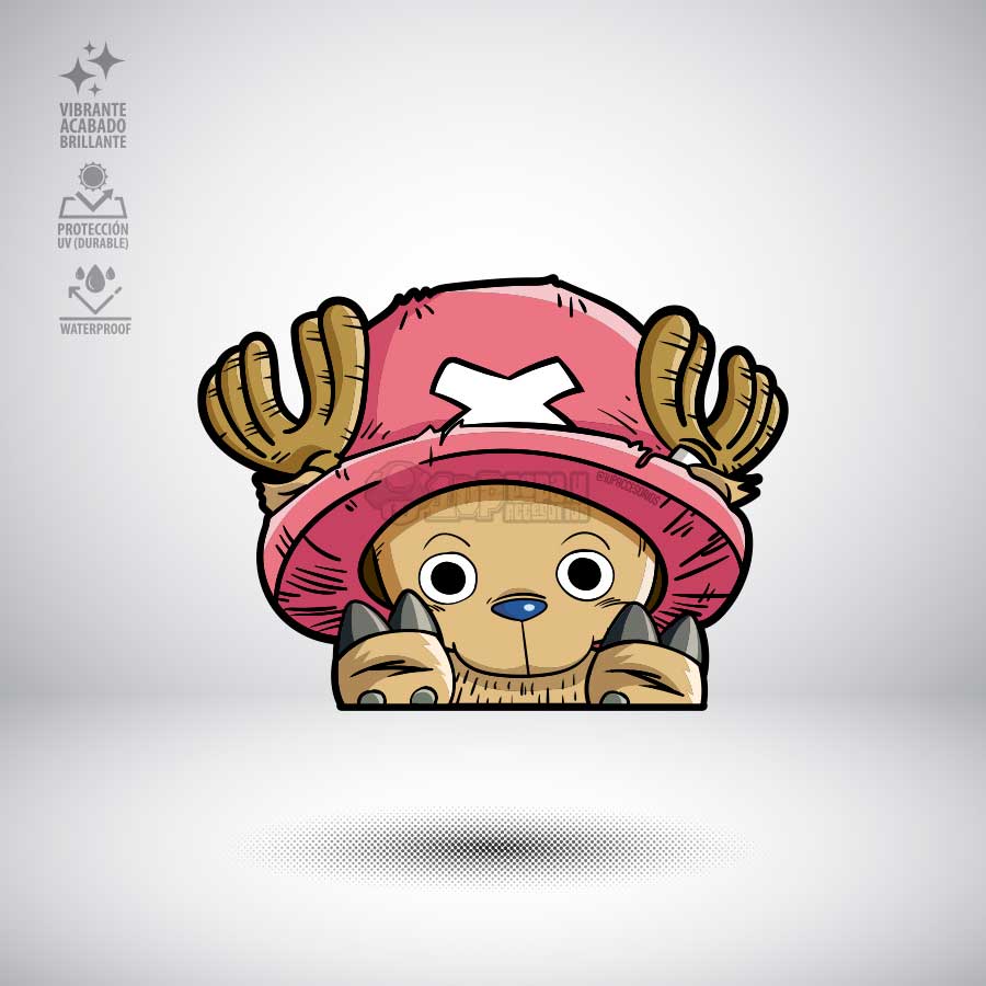 sticker para carro tony chopper
